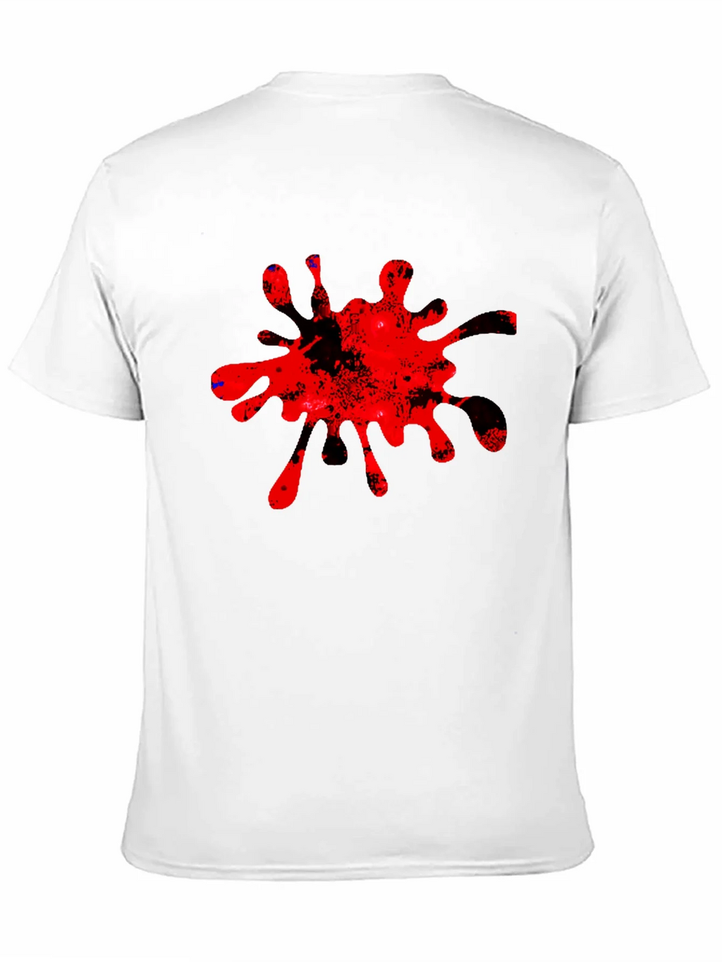 Bold Red Splatter Graphic Tee - Casual Cool product image 10