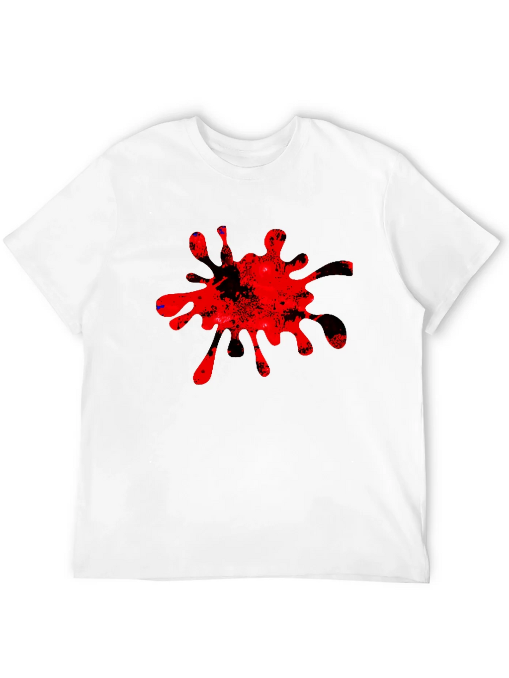 Bold Red Splatter Graphic Tee - Casual Cool product image 11