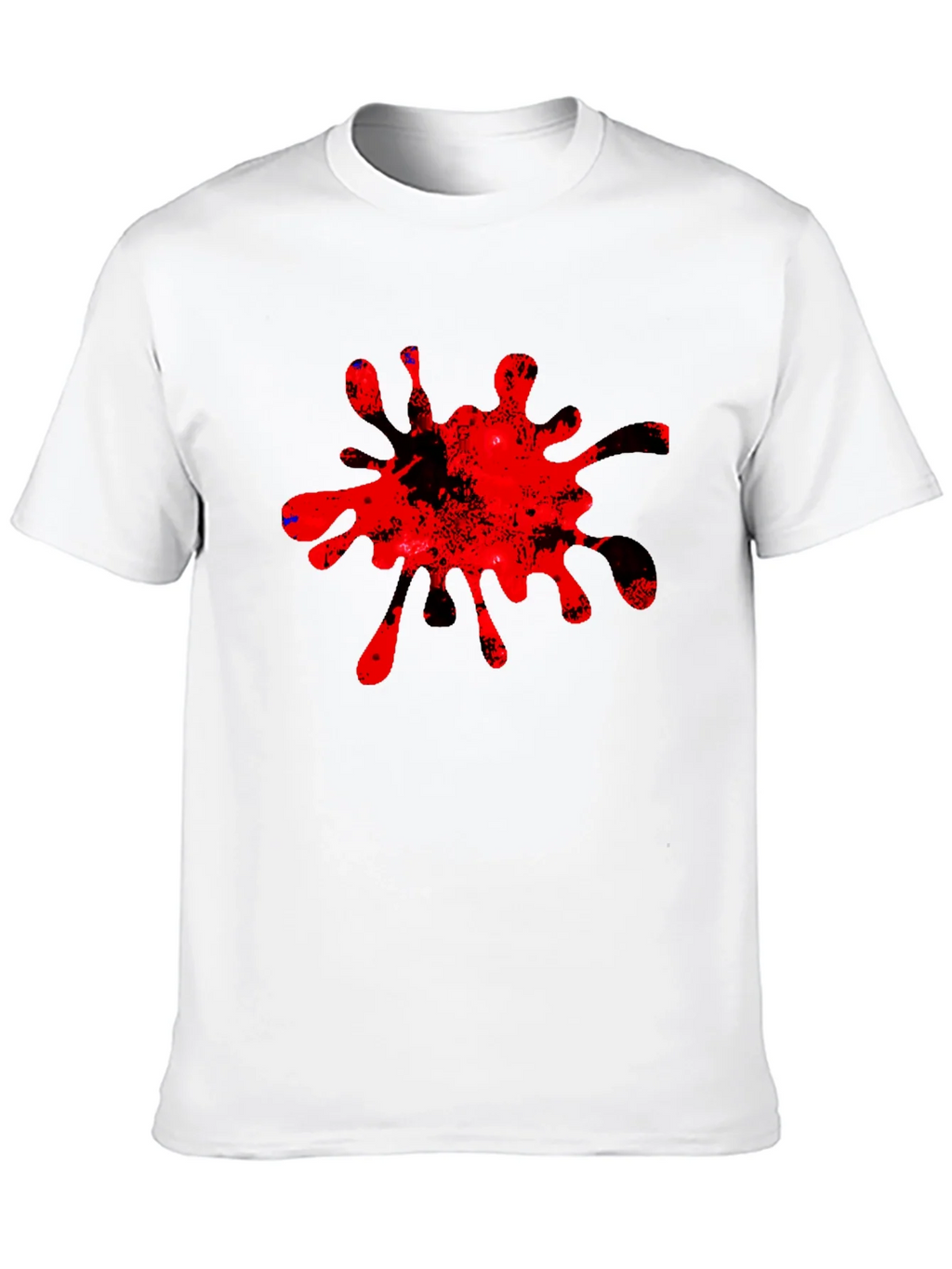 Bold Red Splatter Graphic Tee - Casual Cool product image 9