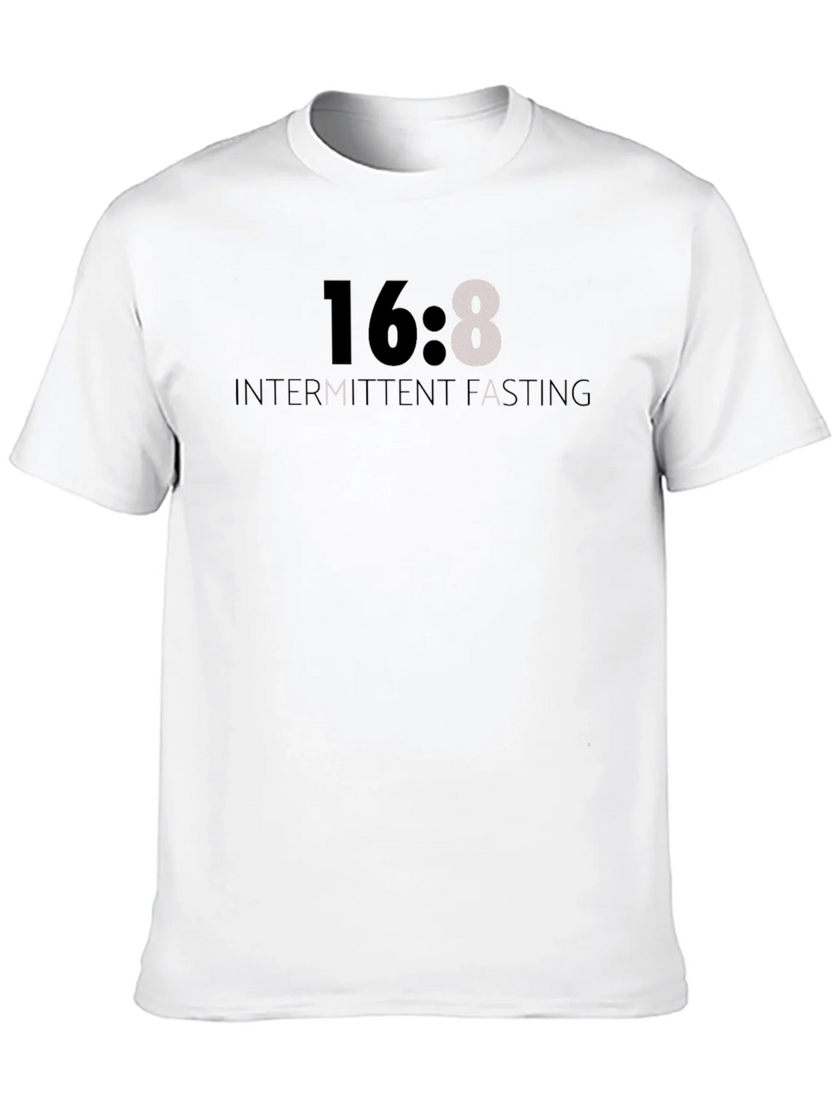 16:8 Intermittent Fasting T-Shirt - Black product image 6