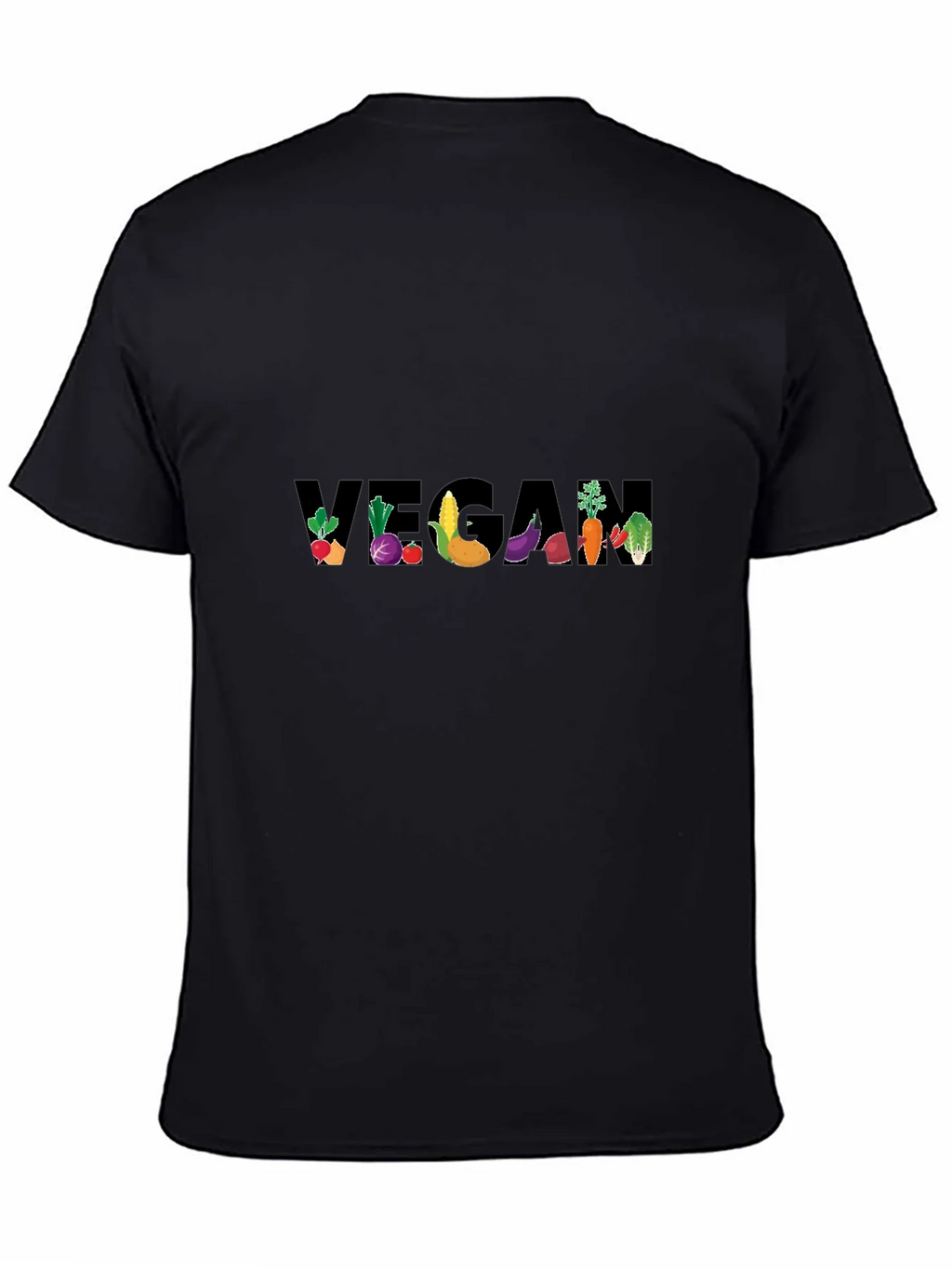 Vegan Vegetable Graphic T-Shirt product image 4