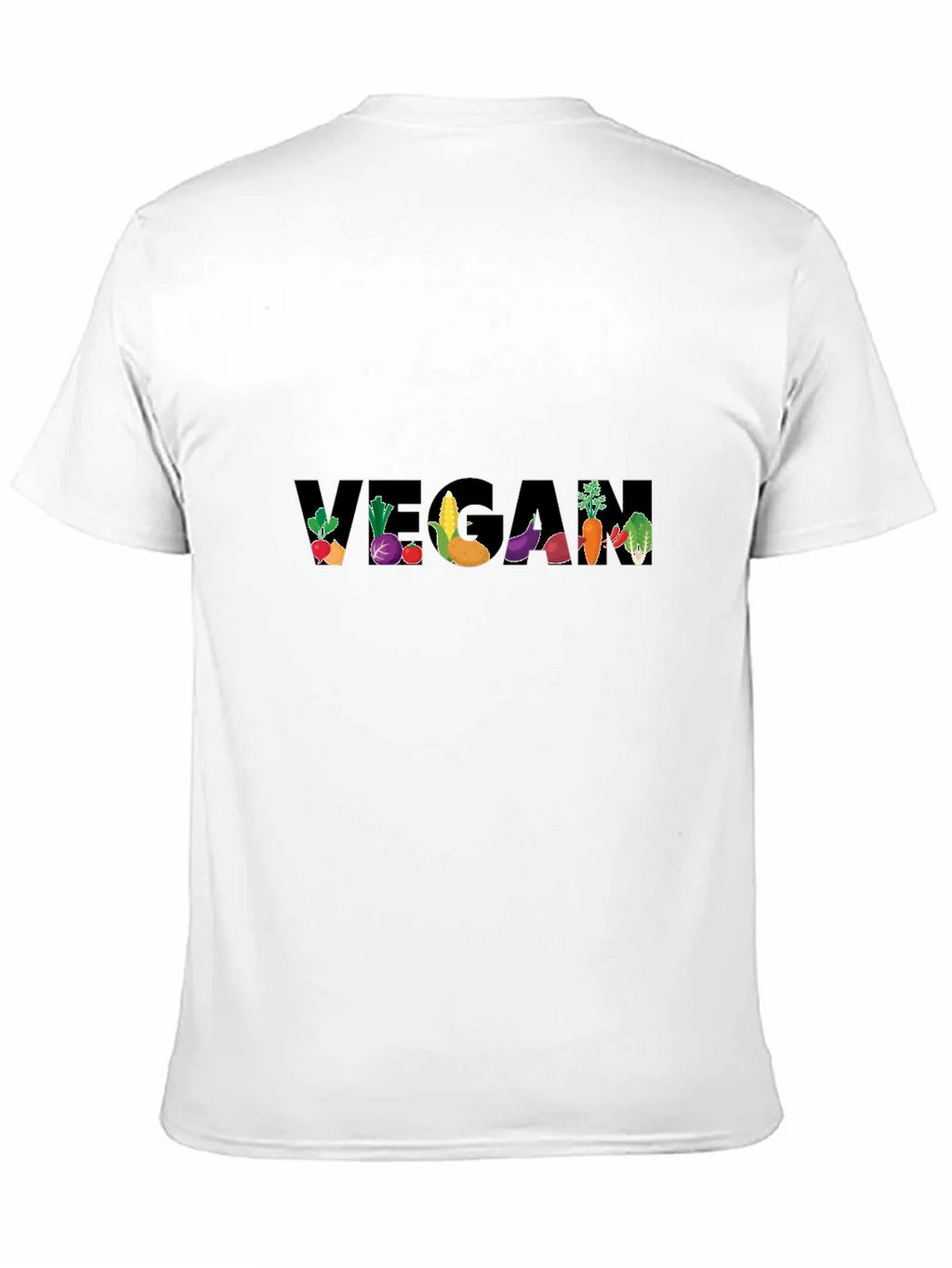 Vegan Vegetable Graphic T-Shirt product image 10