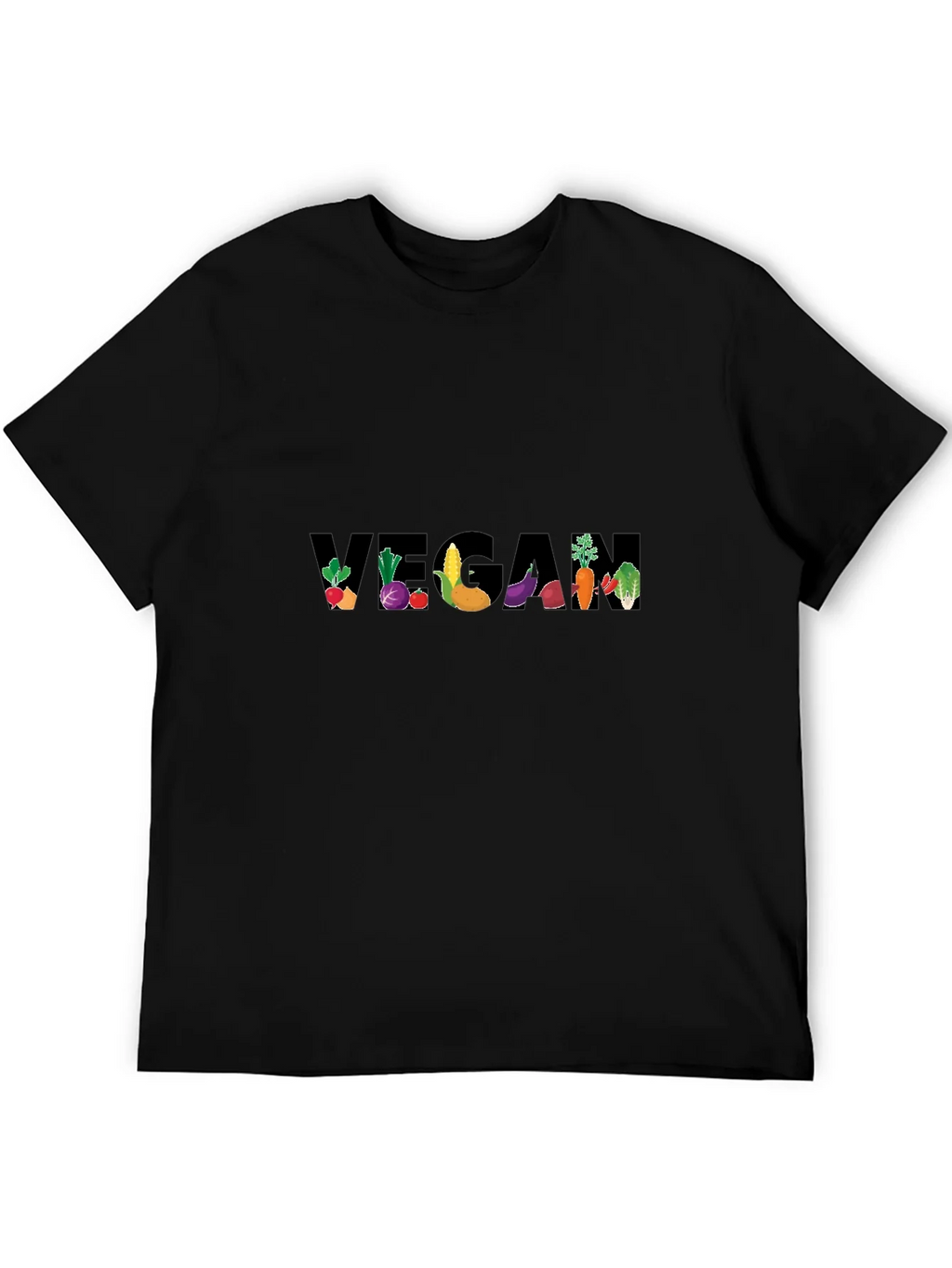 Vegan Vegetable Graphic T-Shirt product image 5