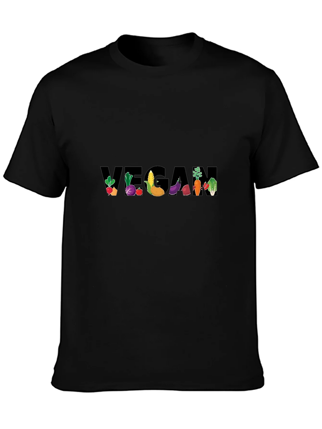 Vegan Vegetable Graphic T-Shirt product image 3