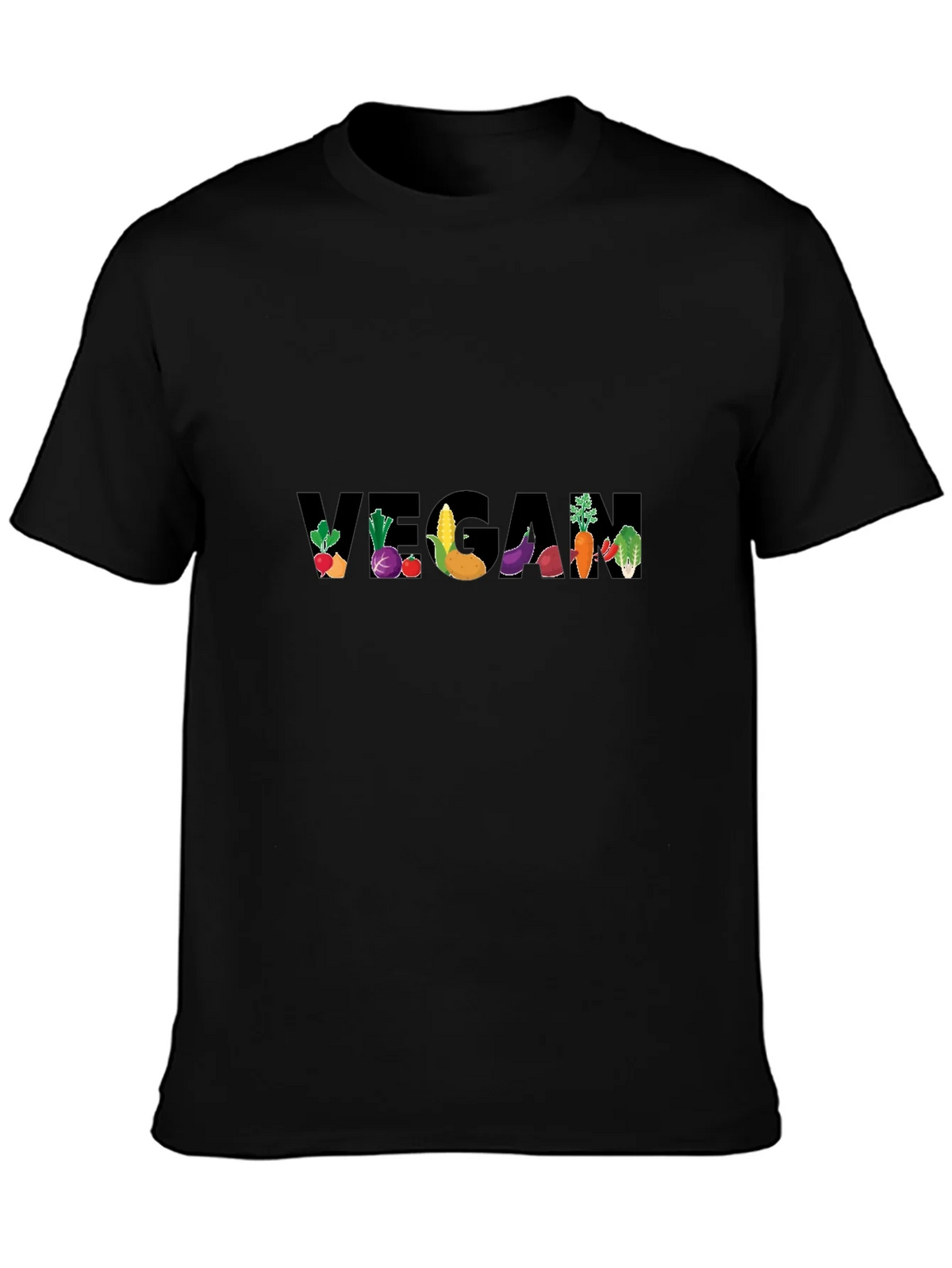 Vegan Vegetable Graphic T-Shirt product image 3