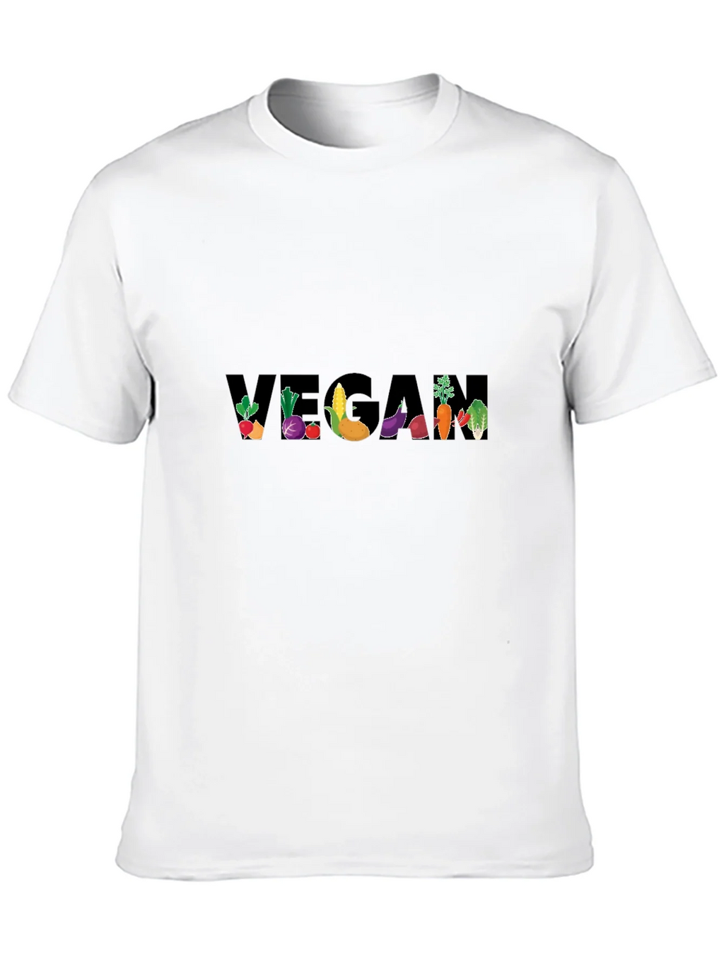 Vegan Vegetable Graphic T-Shirt product image 9