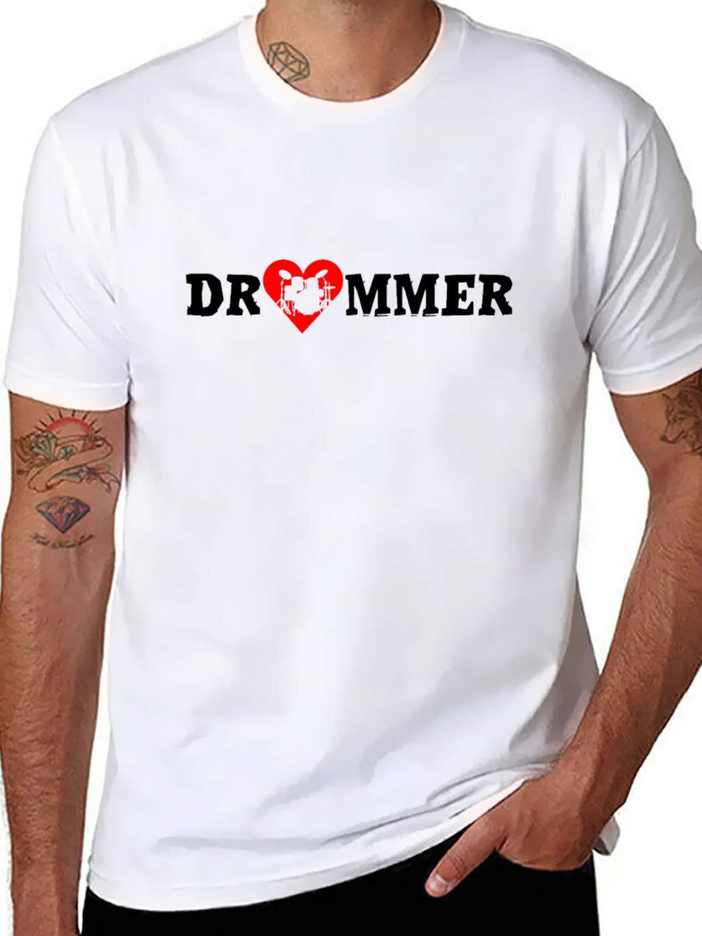 Drummer Love T-Shirt - Music Lover Tee product image 5