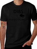 Dibs on the Piano Player T-Shirt - Music Lover Tee product image 1