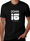 John 3:16 Graphic Tee - Black T-Shirt product image 1