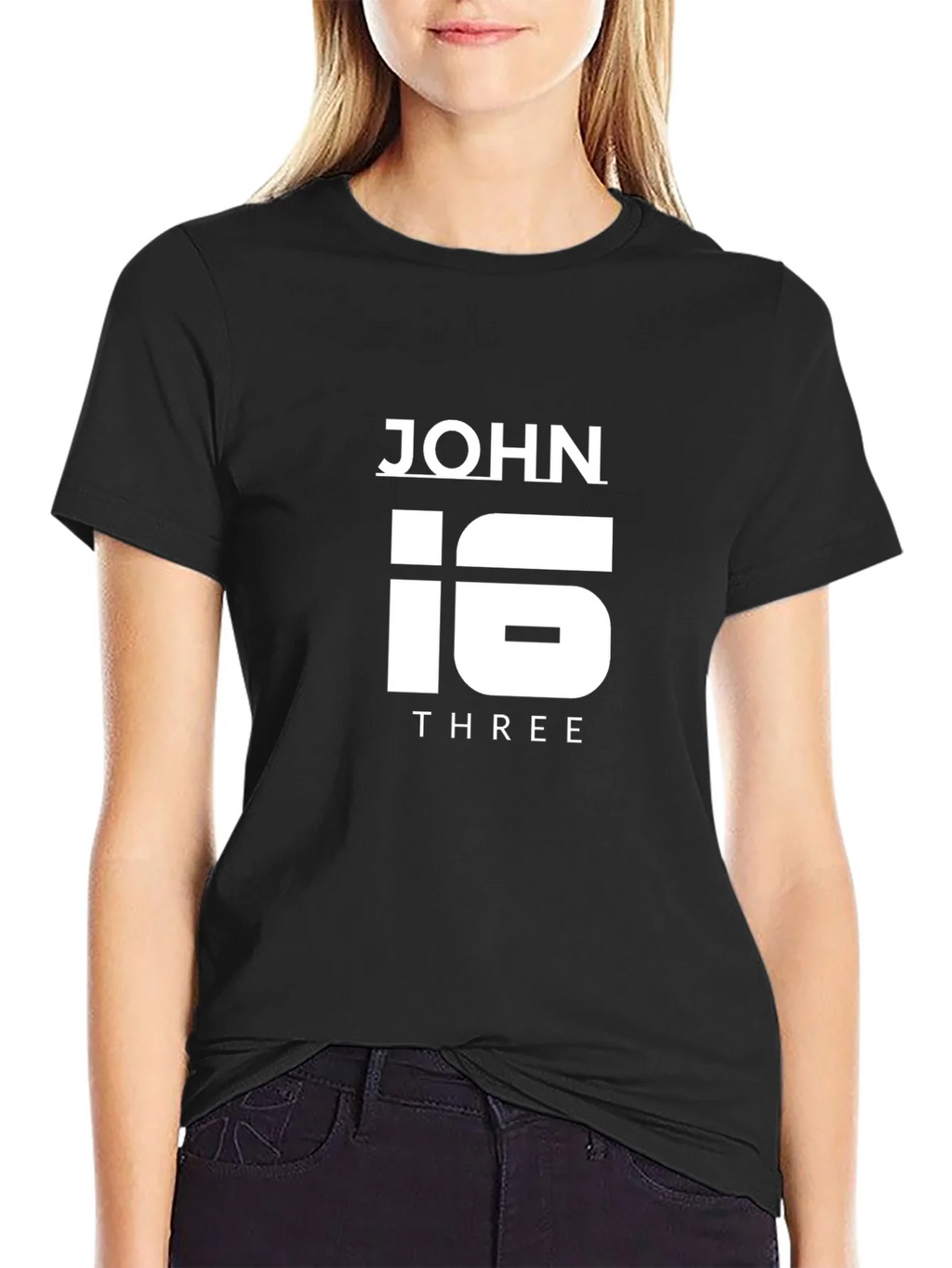 John 3:16 Graphic Tee - Black T-Shirt product image 2