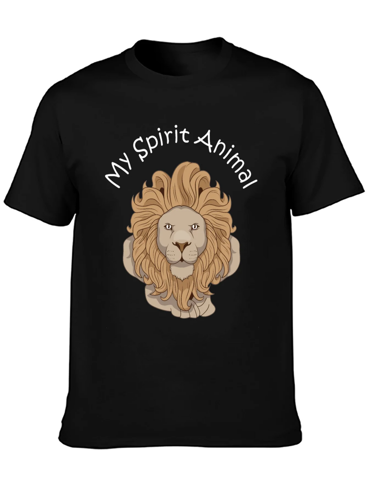 Lion Spirit Animal Graphic T-Shirt product image 3