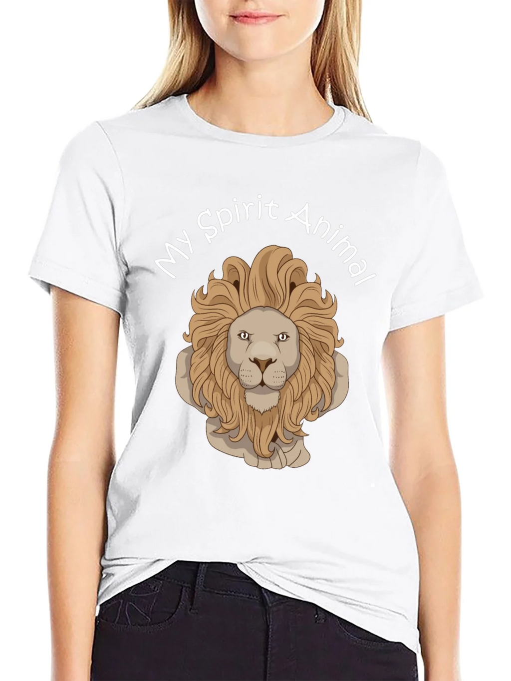 Lion Spirit Animal Graphic T-Shirt product image 8