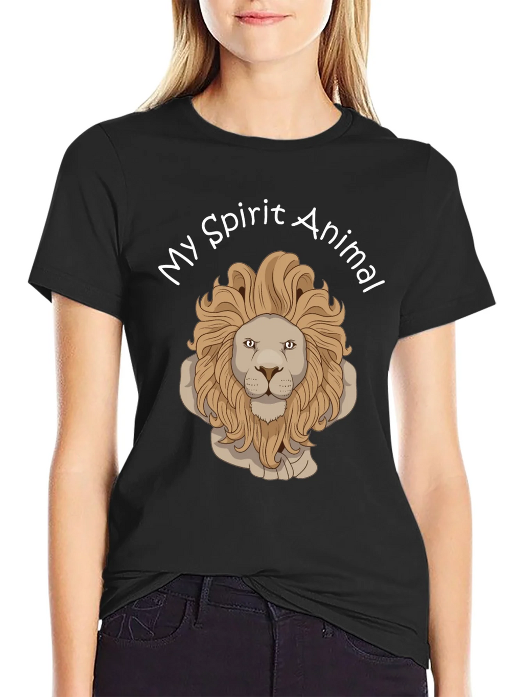 Lion Spirit Animal Graphic T-Shirt product image 2