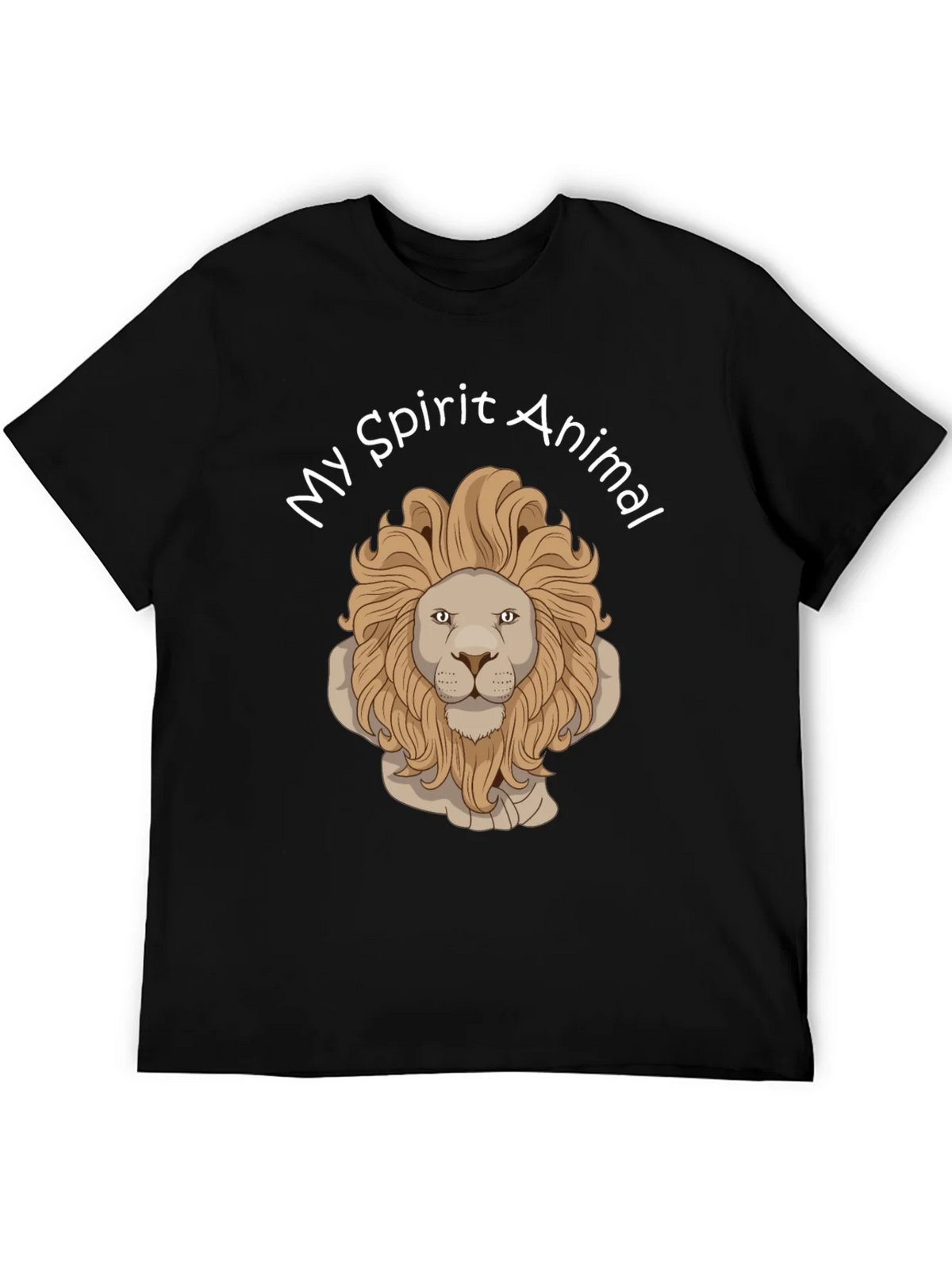 Lion Spirit Animal Graphic T-Shirt product image 5