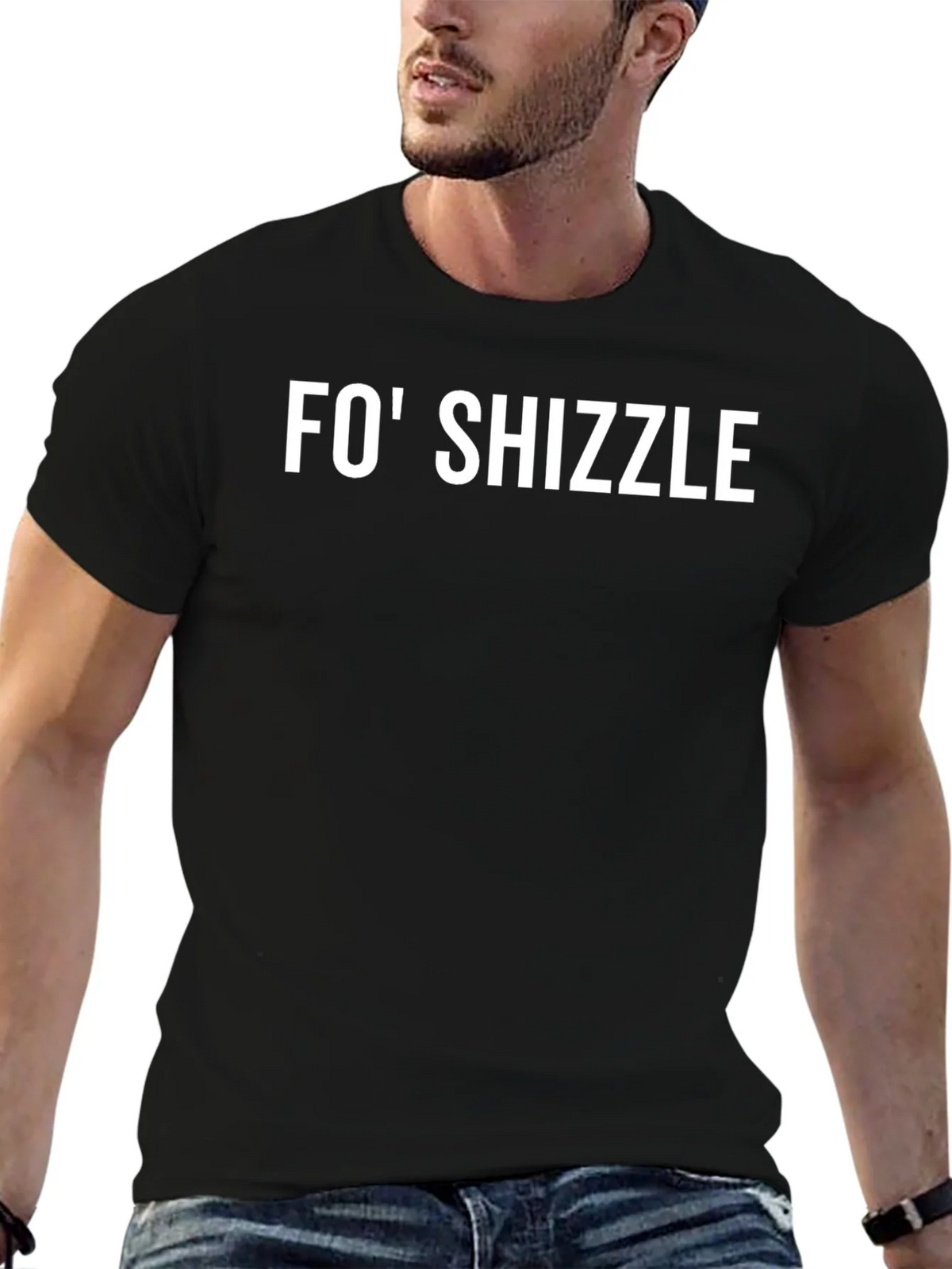 Fo Shizzle Black Graphic Tee product image 6