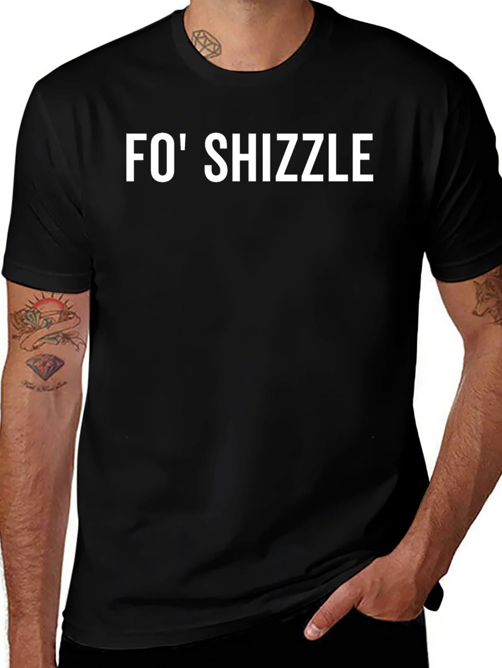 Fo Shizzle Black Graphic Tee product image 1
