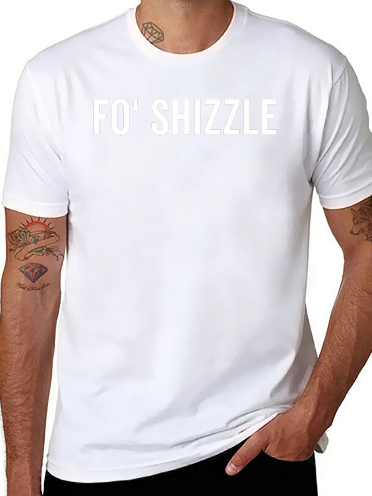 Fo Shizzle Black Graphic Tee product image 7