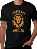 Legendary Since 2026 Lion Graphic Tee product image 1