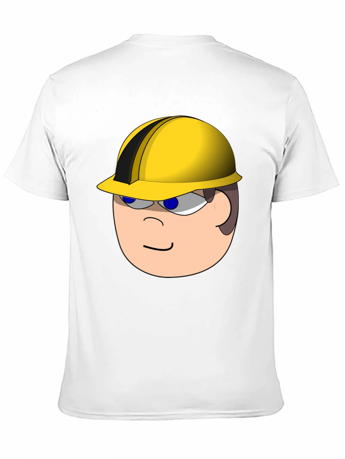 Cartoon Builder T-Shirt - Black Cotton Tee