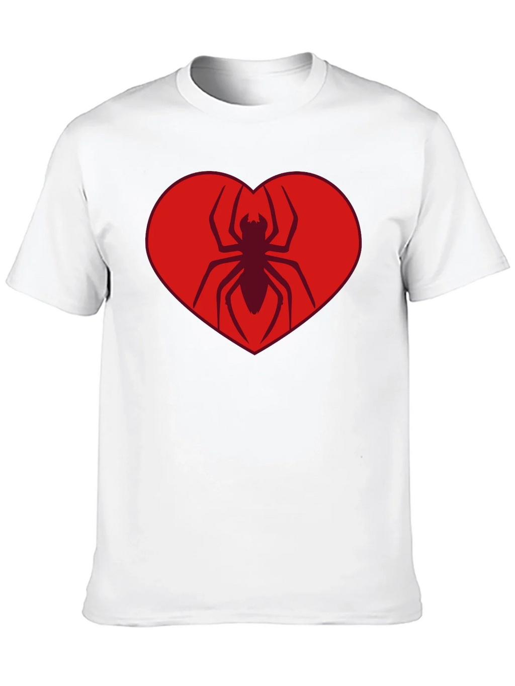 Spider Heart Tee - Cool Graphic Black T-Shirt product image 8