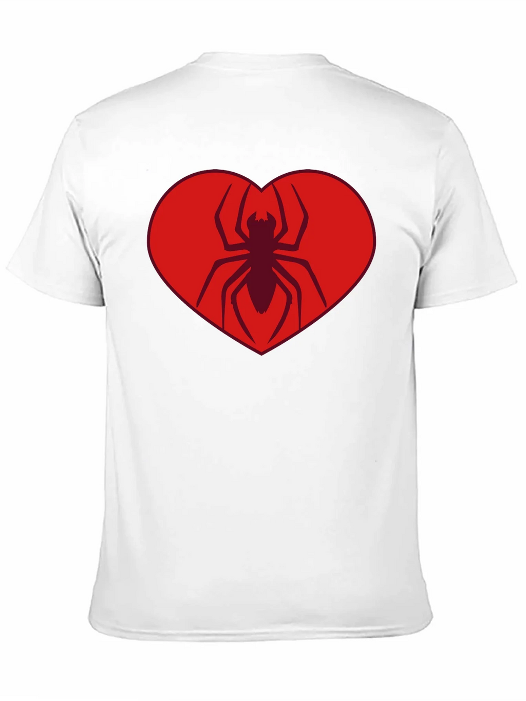 Spider Heart Tee - Cool Graphic Black T-Shirt product image 9