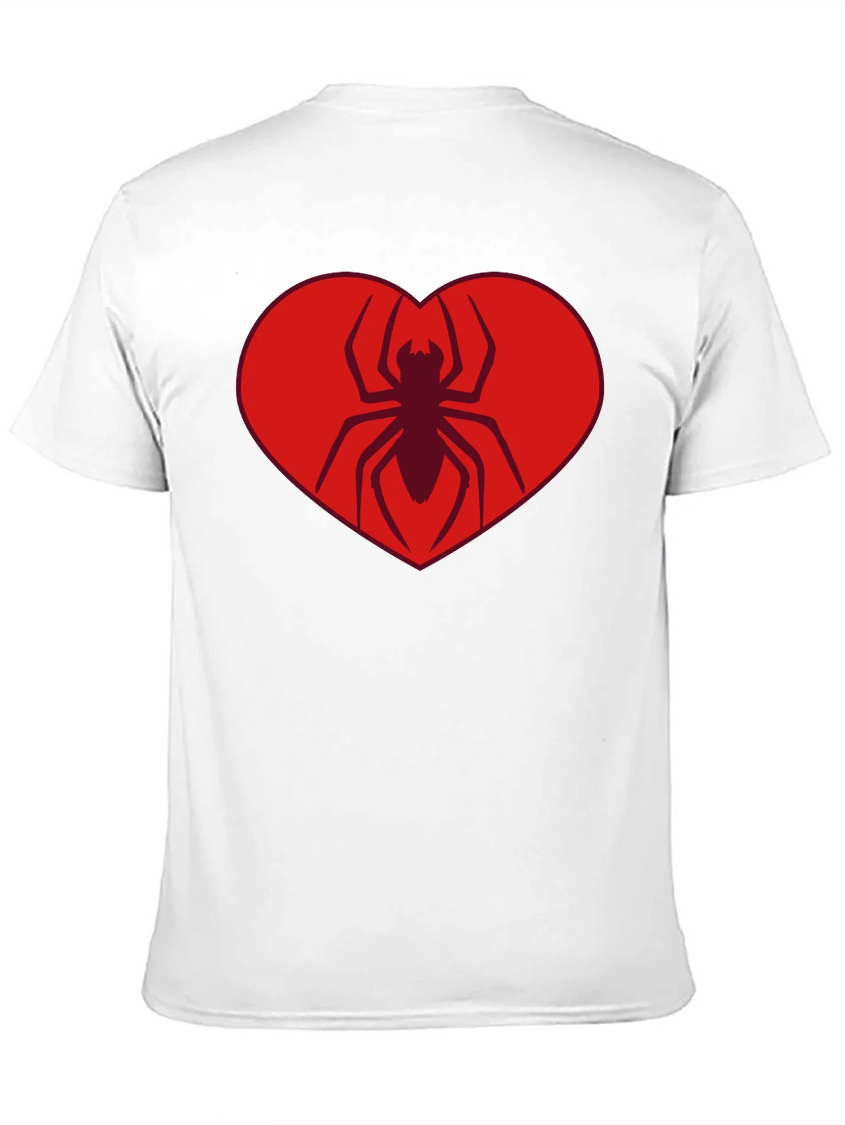 Spider Heart Tee - Cool Graphic Black T-Shirt product image 9