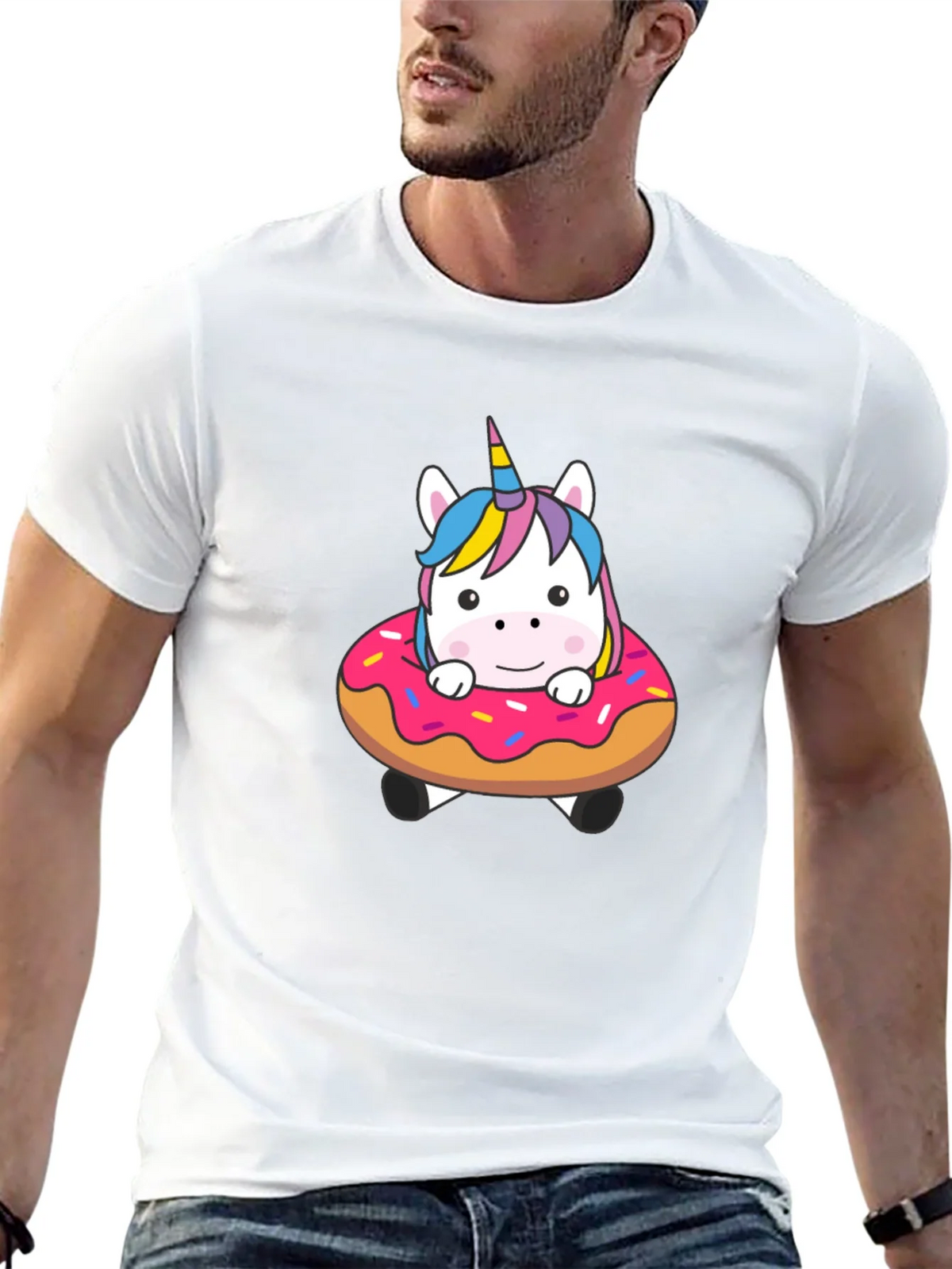 Unicorn Donut T-Shirt - Sweet Style product image 4