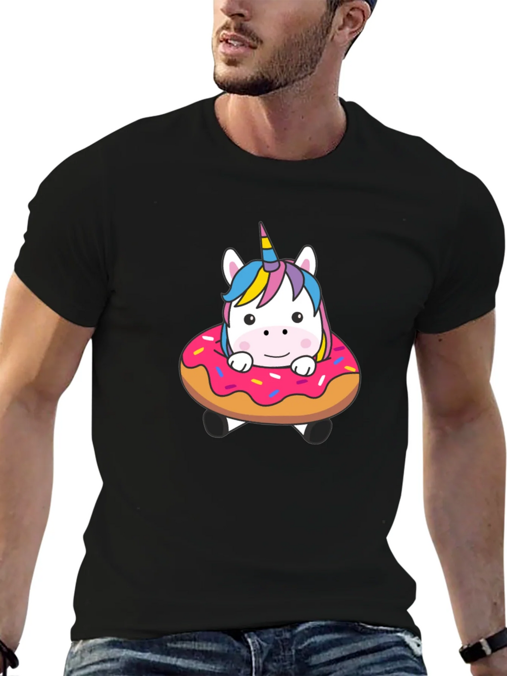 Unicorn Donut T-Shirt - Sweet Style product image 2