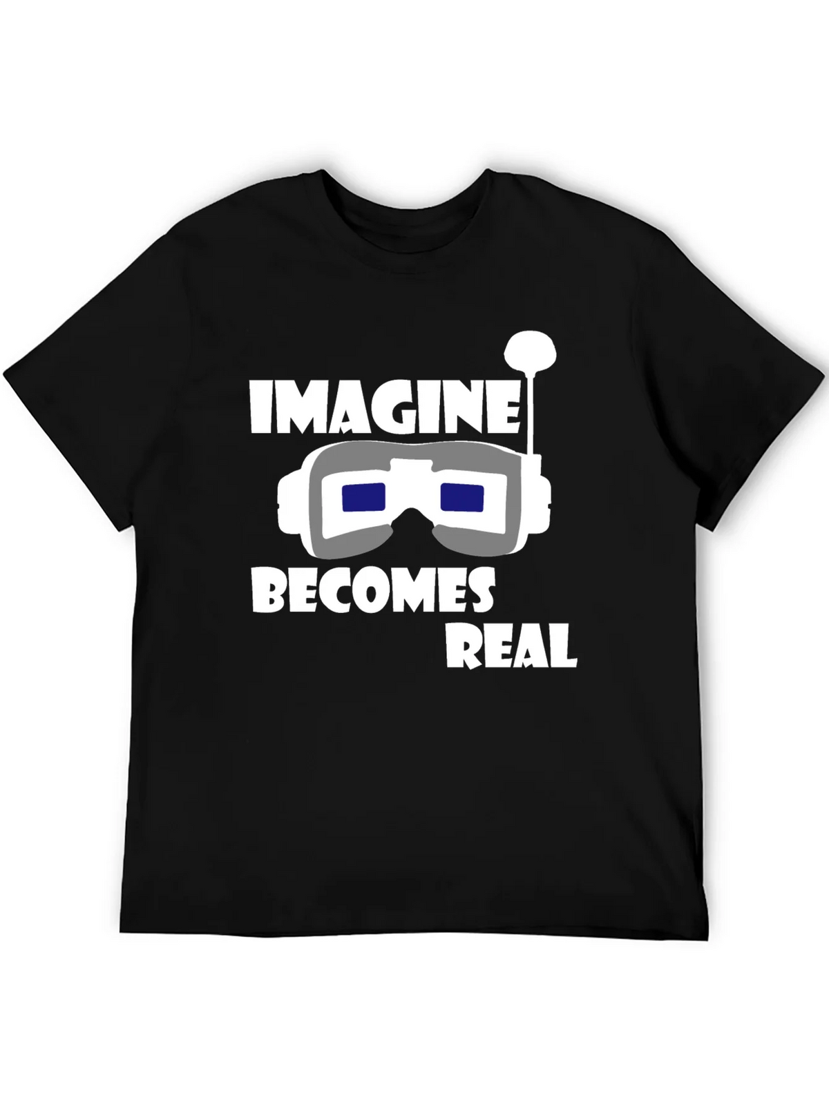 Imagine Becomes Real Black T-Shirt product image 5