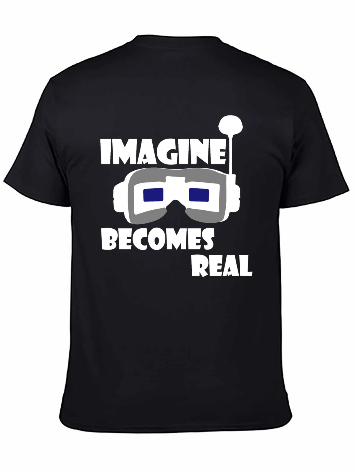 Imagine Becomes Real Black T-Shirt product image 4