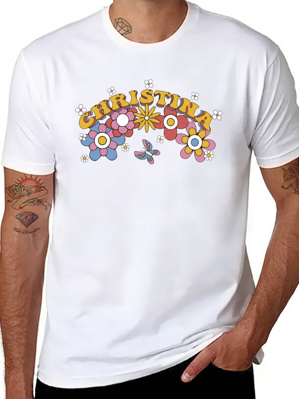Christina Floral Retro T-Shirt product image 7