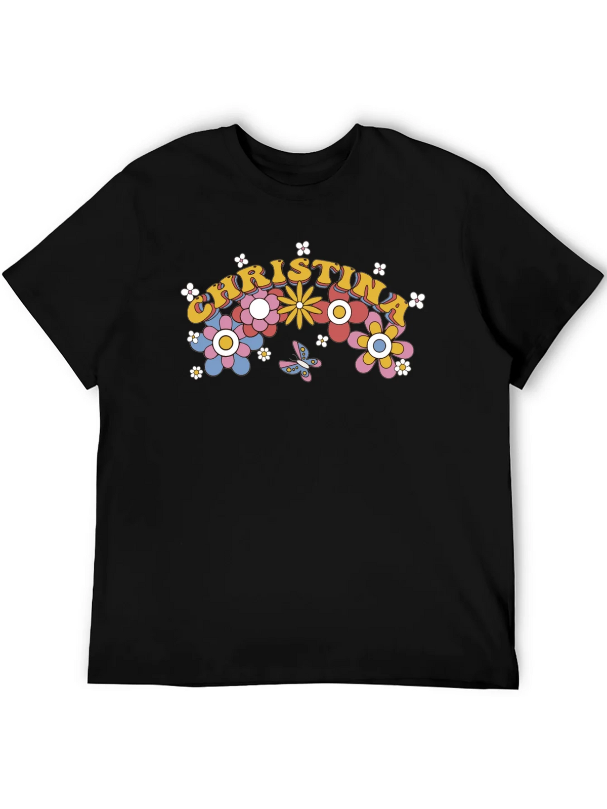 Christina Floral Retro T-Shirt product image 5