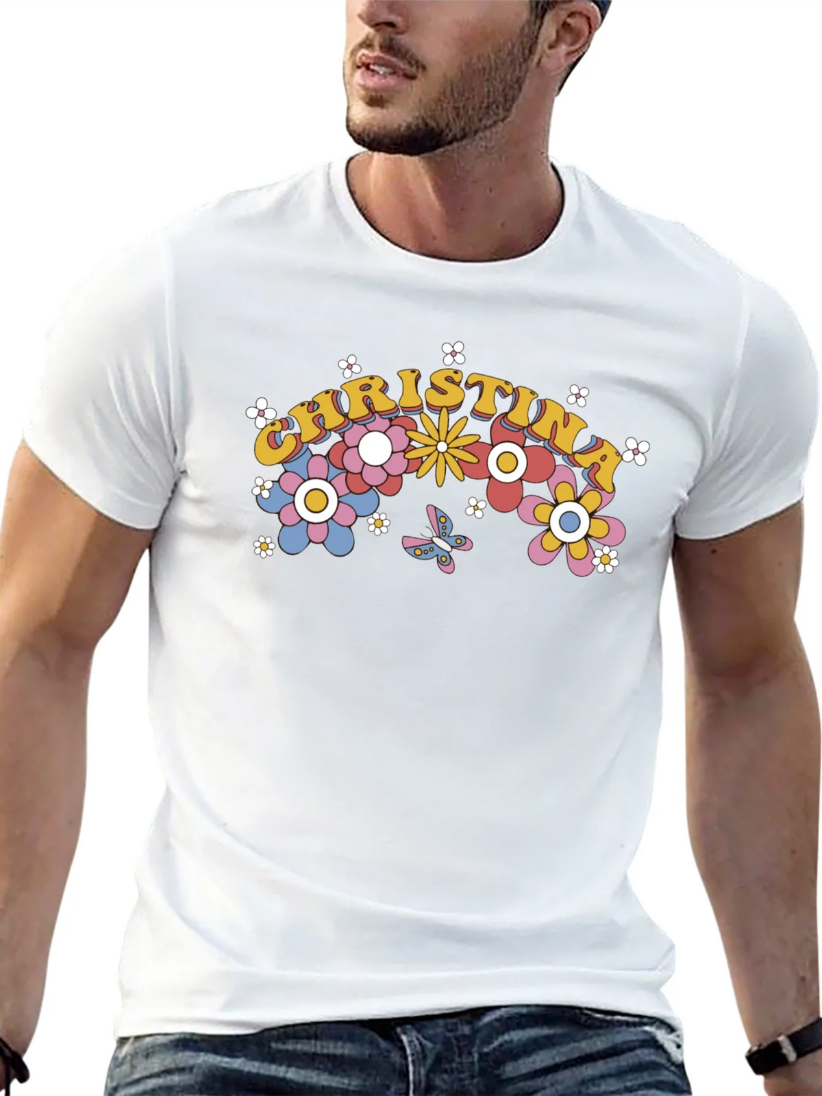 Christina Floral Retro T-Shirt product image 12
