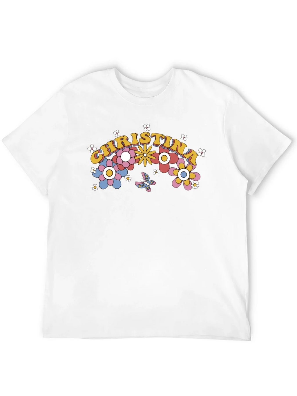 Christina Floral Retro T-Shirt product image 11