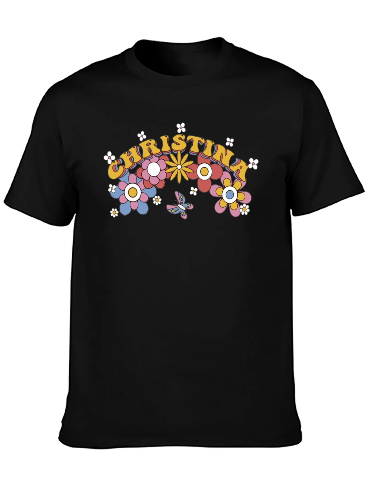 Christina Floral Retro T-Shirt product image 3
