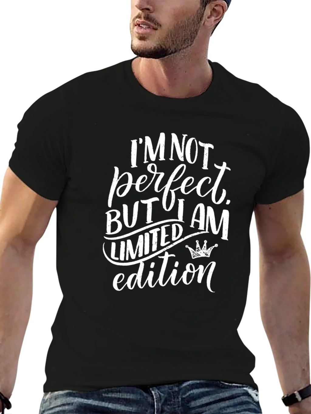 Im Not Perfect Limited Edition Black T-Shirt product image 6