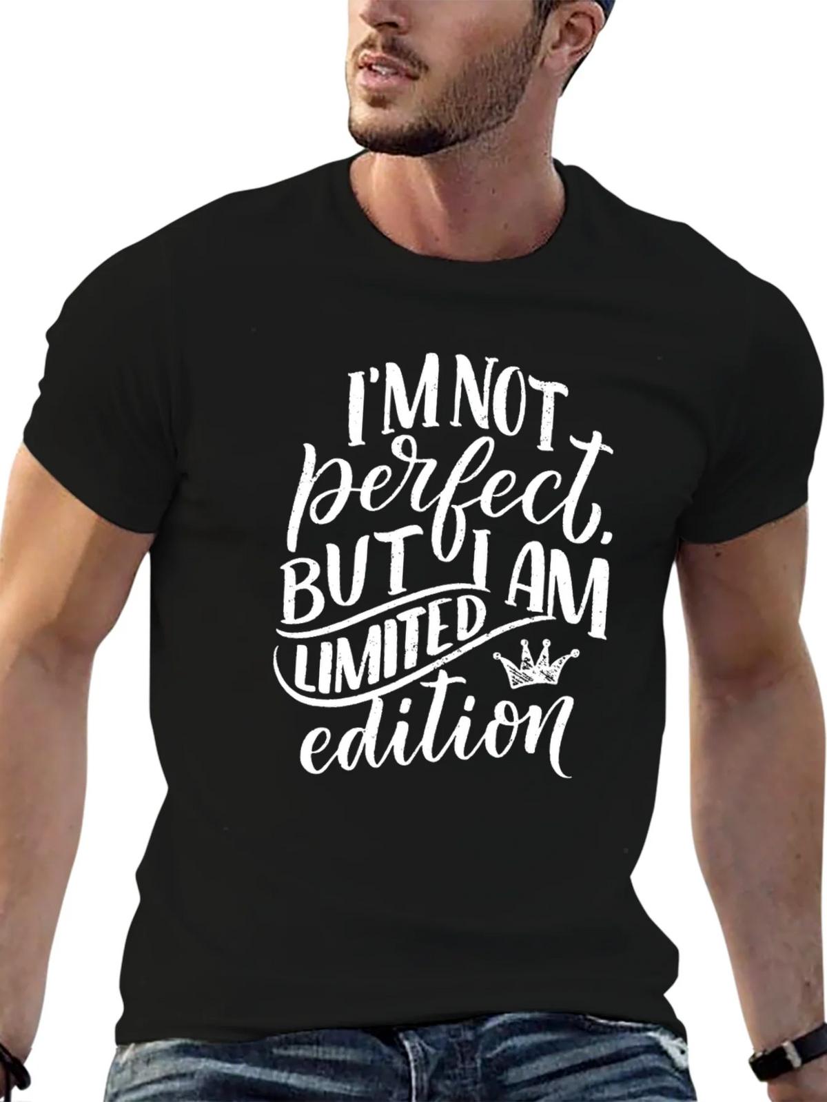 Im Not Perfect Limited Edition Black T-Shirt product image 6