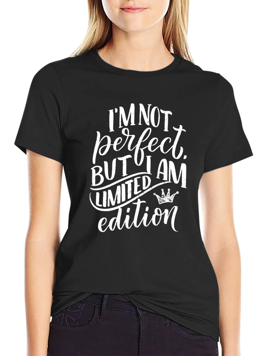 Im Not Perfect Limited Edition Black T-Shirt product image 2