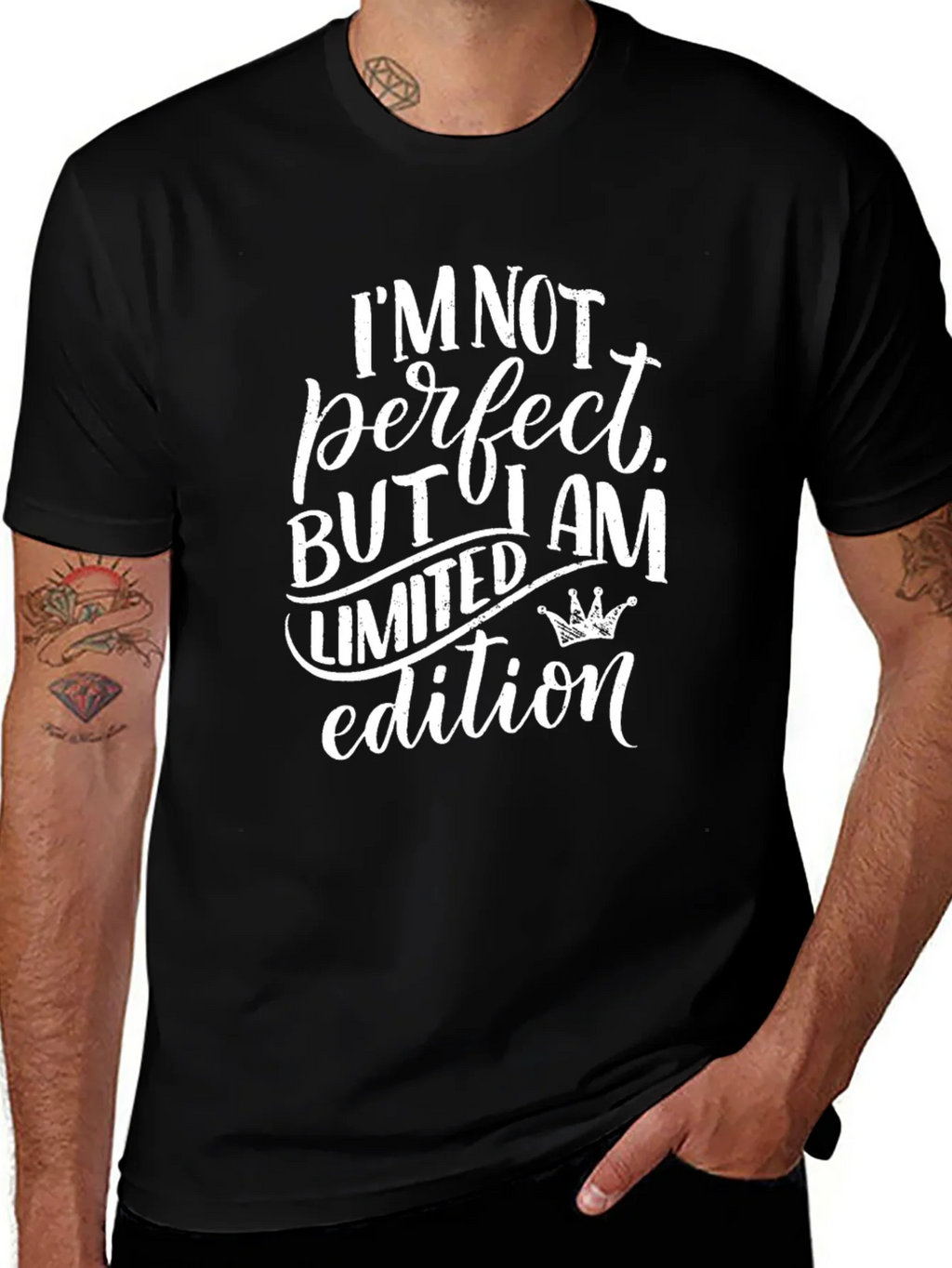 Im Not Perfect Limited Edition Black T-Shirt product image 1