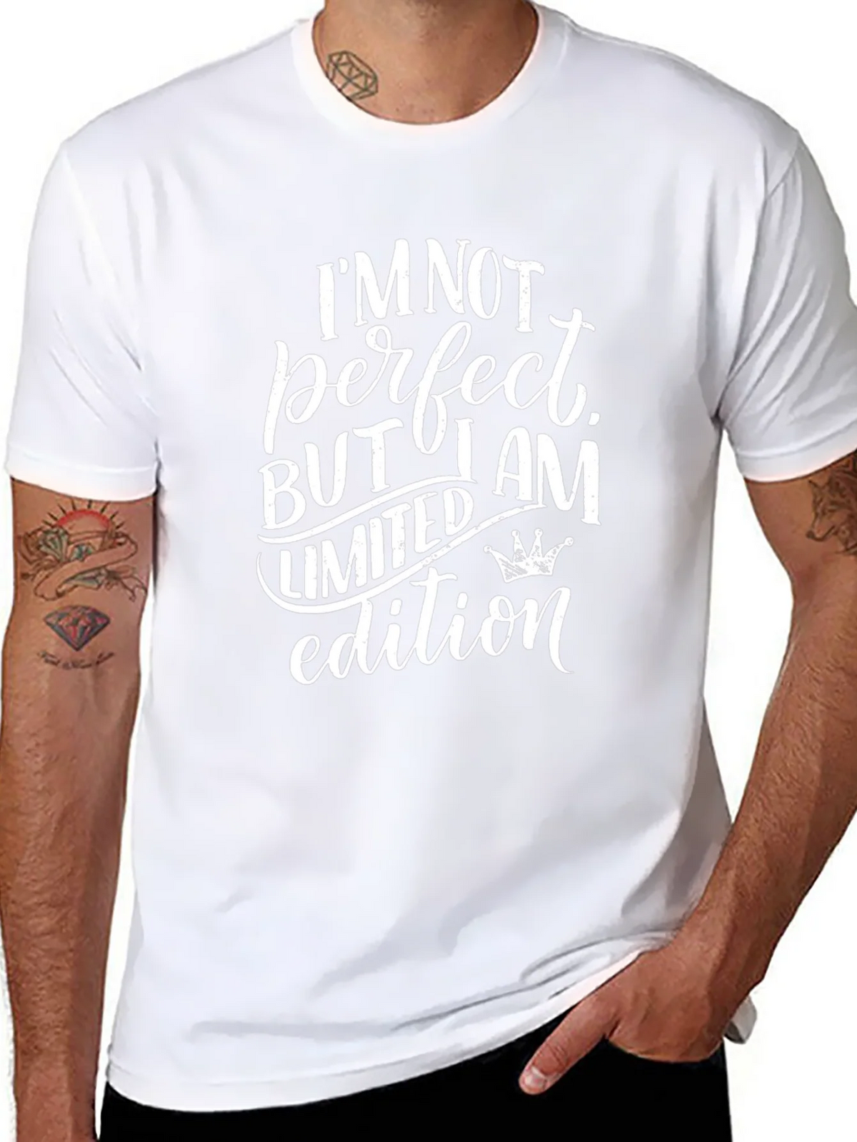 Im Not Perfect Limited Edition Black T-Shirt product image 7