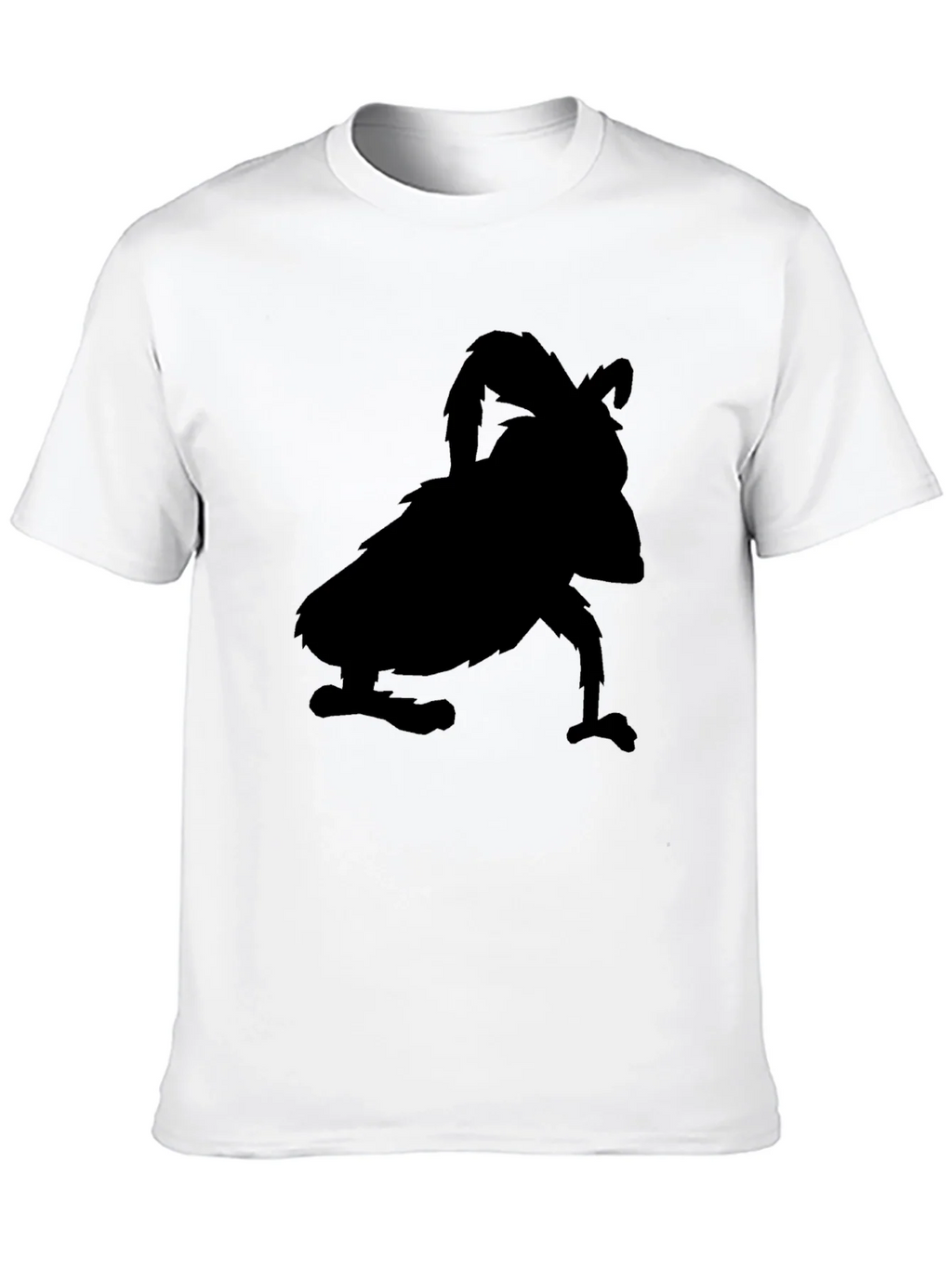 Black T-Shirt with Silhouette Design product image 9