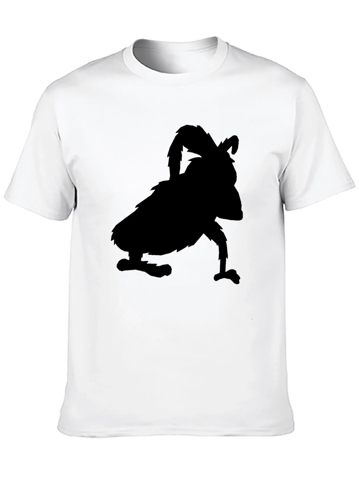 Black T-Shirt with Silhouette Design product image 9
