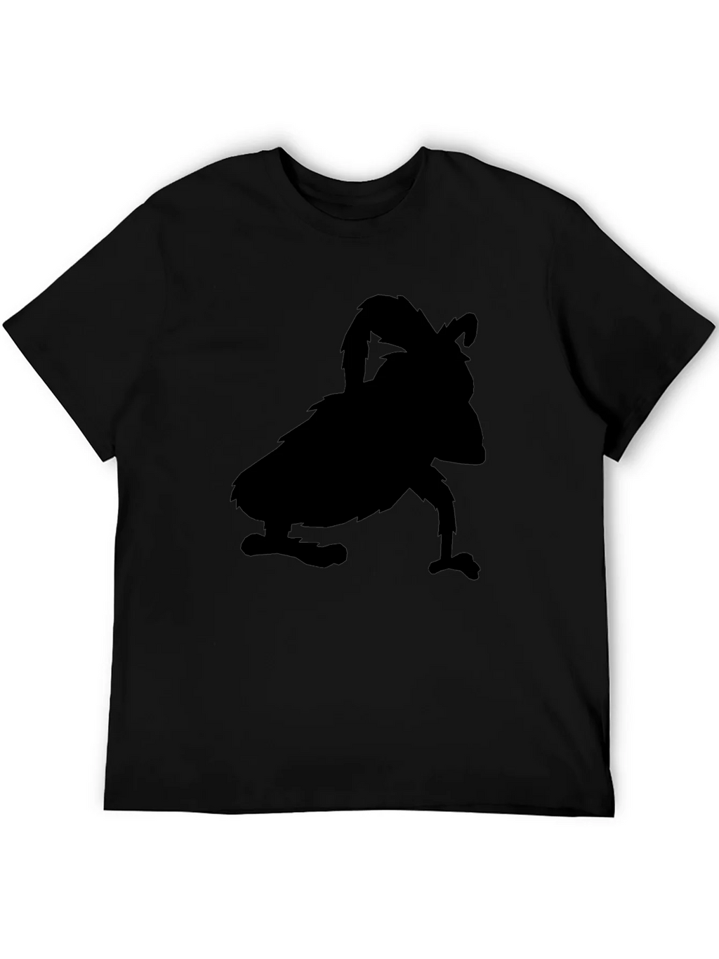 Black T-Shirt with Silhouette Design product image 5