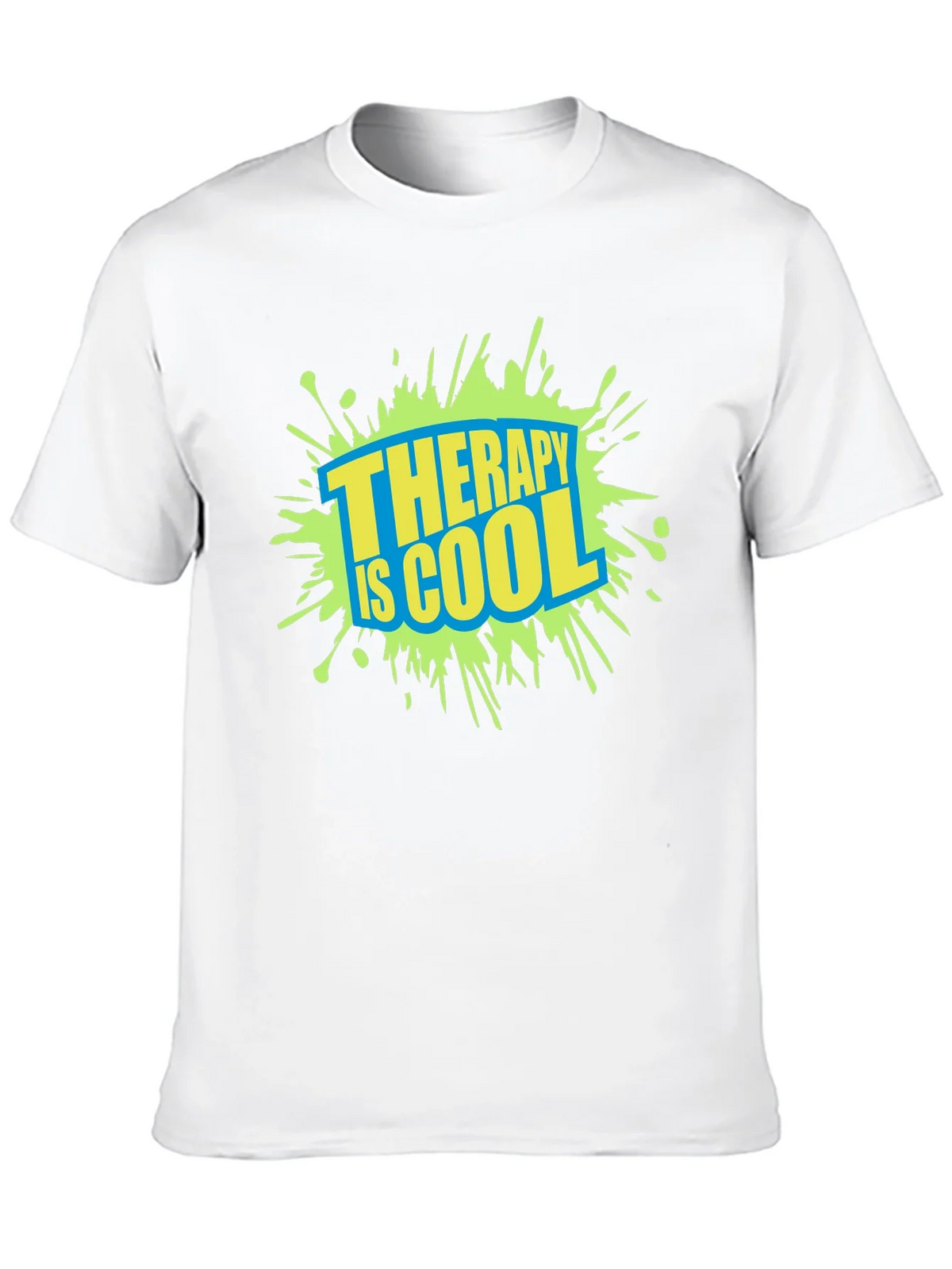 Therapy is Cool Graphic Tee - Trendy Black T-Shirt product image 9