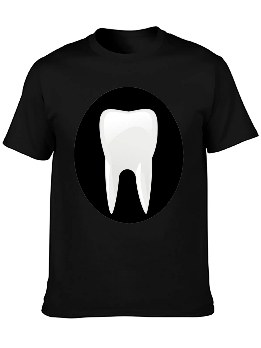 Novelty Tooth Graphic Black T-Shirt product image 3