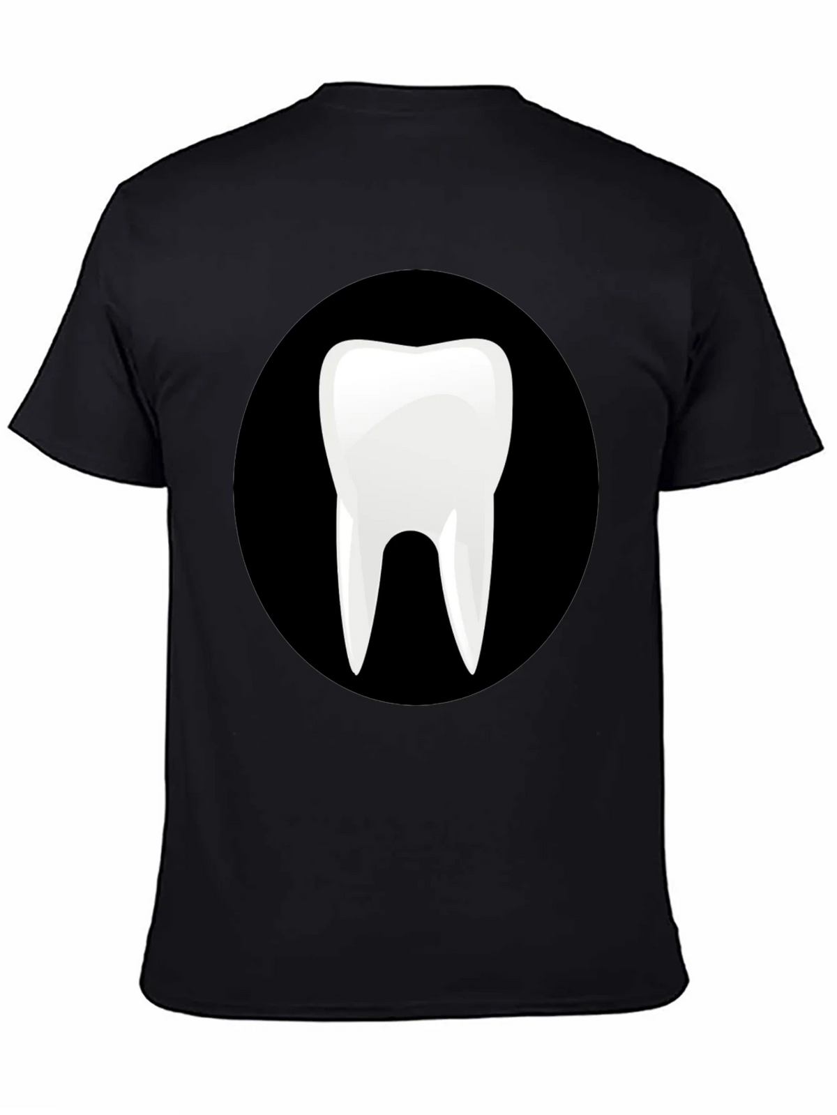 Novelty Tooth Graphic Black T-Shirt product image 4