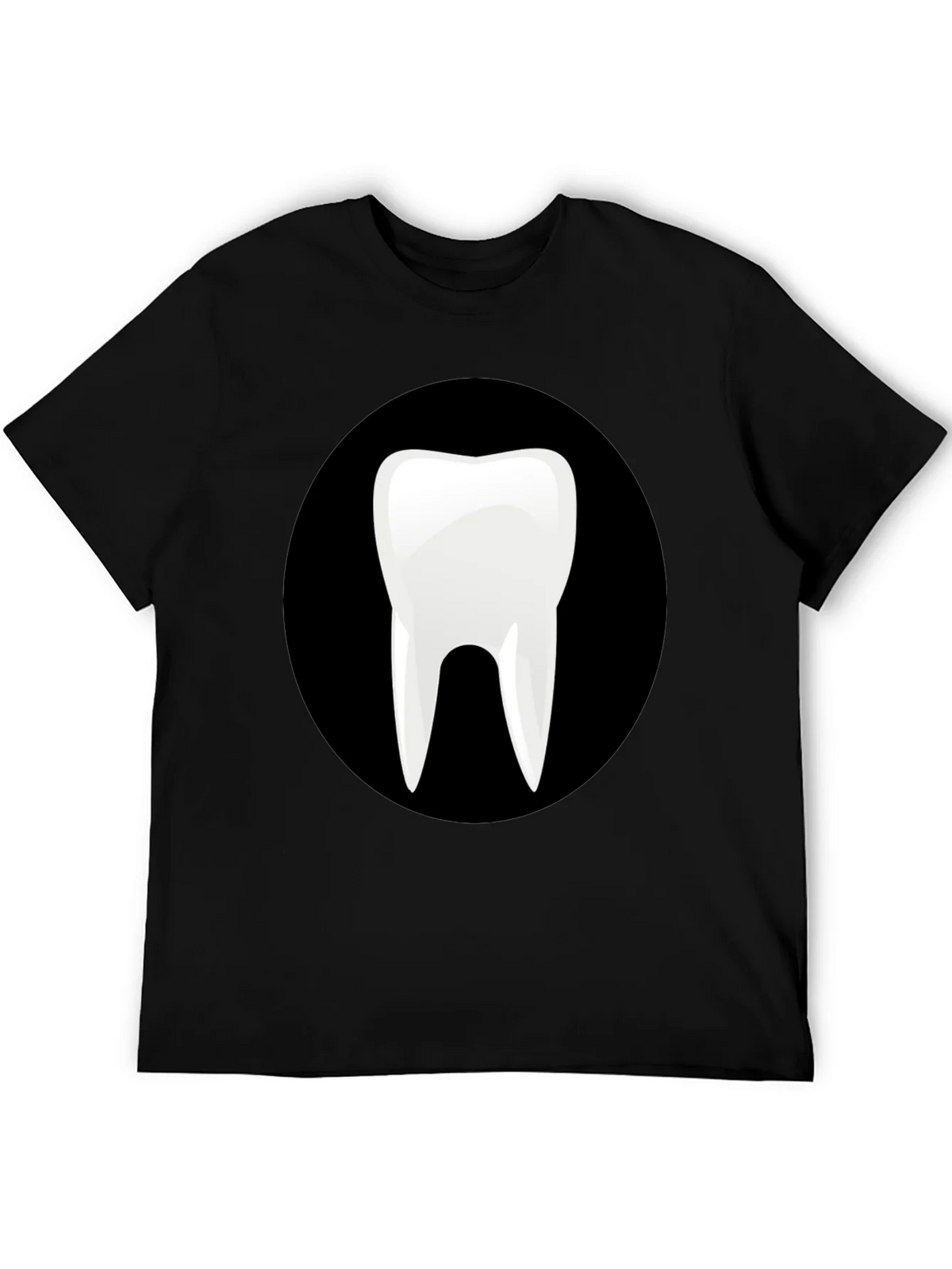 Novelty Tooth Graphic Black T-Shirt product image 5