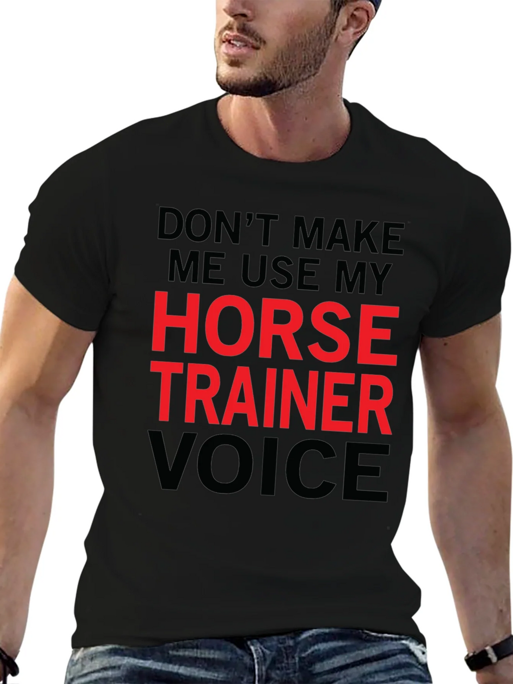 Horse Trainer Voice T-Shirt - Funny Equestrian Tee product image 5
