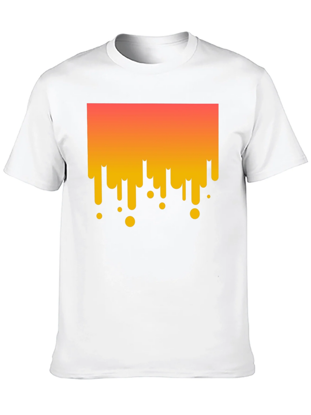 Modern Drip Graphic Tee - Stylish Black Cotton T-Shirt product image 9