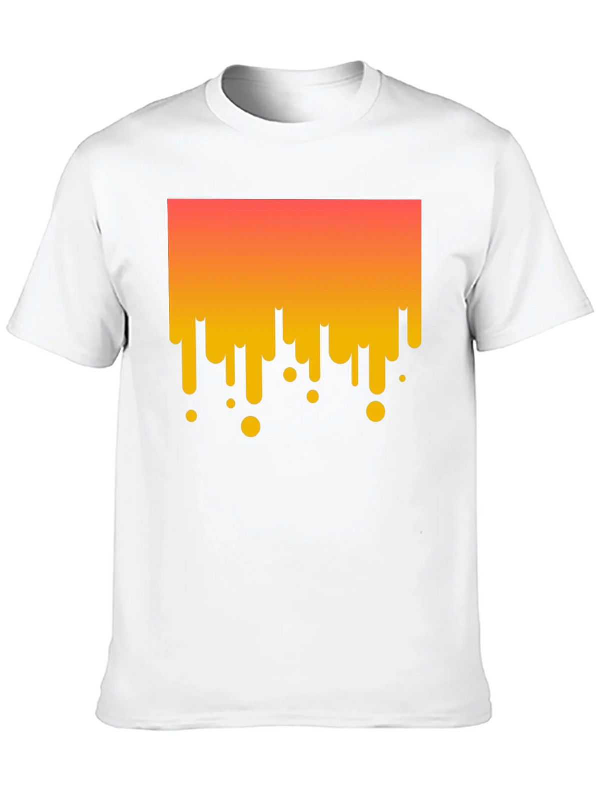 Modern Drip Graphic Tee - Stylish Black Cotton T-Shirt product image 9